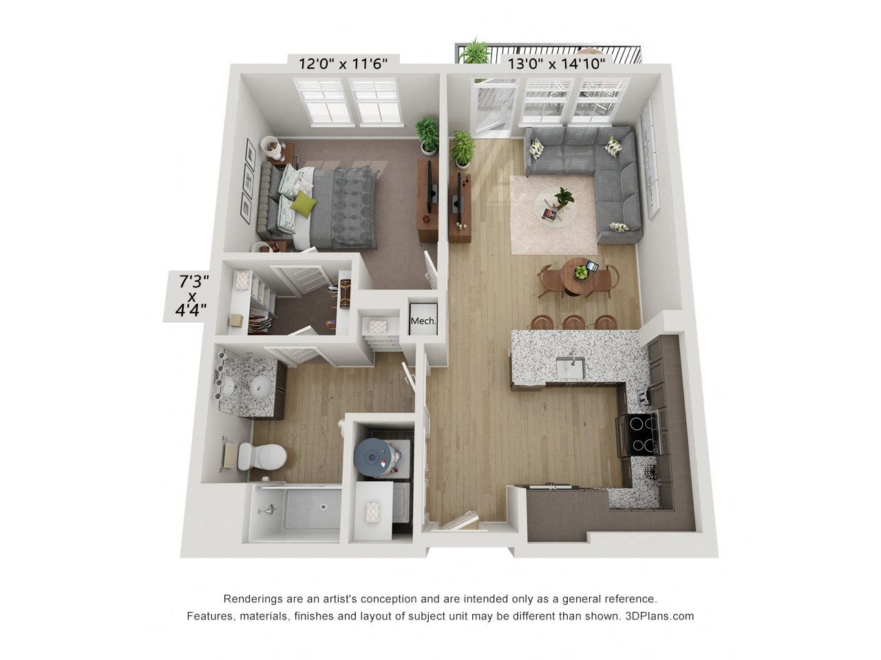 Floor plan image of A3